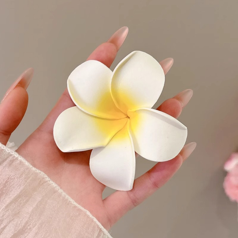 Primavera y verano nuevo huevo flor clip para el cabello vacaciones fotos dulces flores clip para el cabello al por mayor
