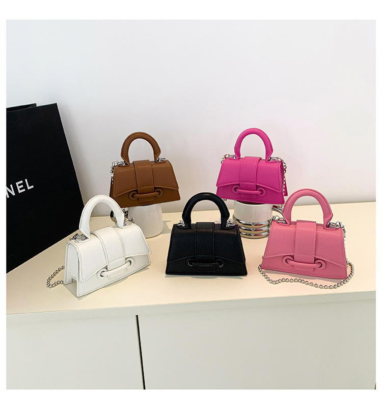 Women'S Gender Cute Style Square Shape Mini Size Women's Mini Summer Pu Leather Cute Handbag