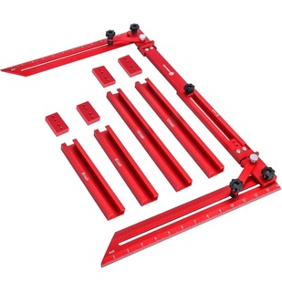 Stair Ruler Tread Template Tool Measuring Angle, Aluminum Alloy Stair Tread Measuring Tool