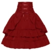 230831 court skirt-red
