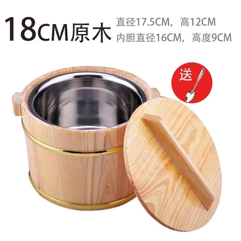 送料無料木樽ご飯樽レストランホテル風味GU樽ご飯樽小ご飯樽寿司樽蓋ご飯断熱樽|undefined