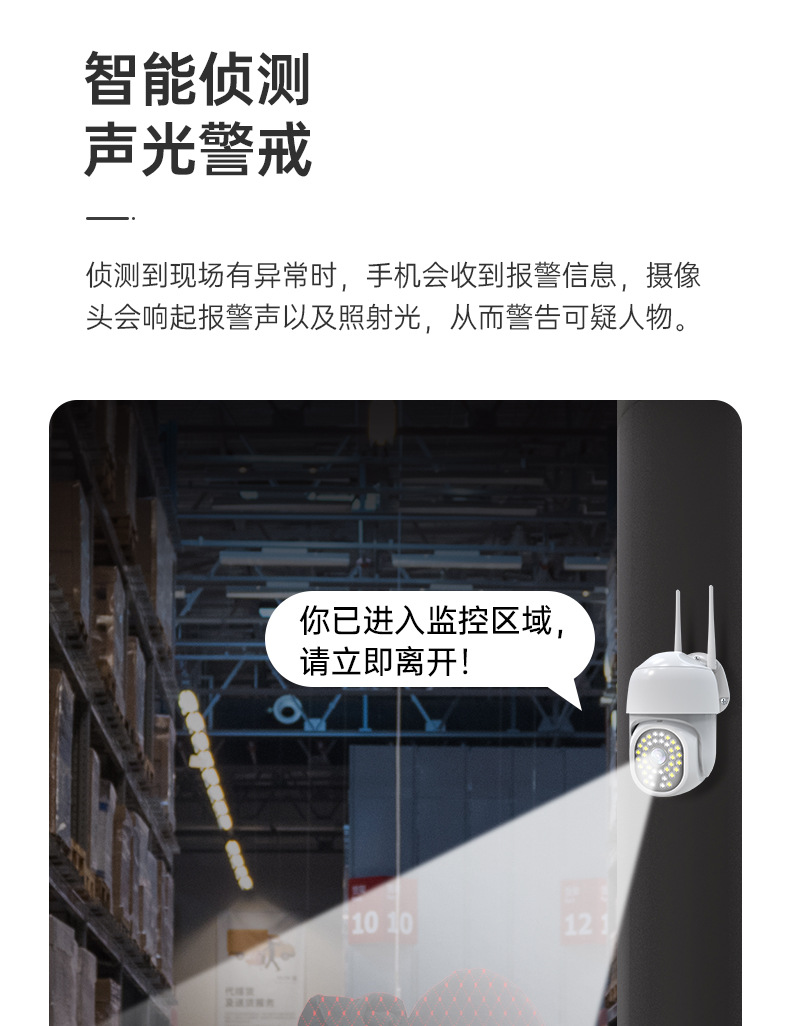 Dome camera wireless mobile phone remote monitor home outdoor high-definition night vision 360-degree unobstructed photography undefined