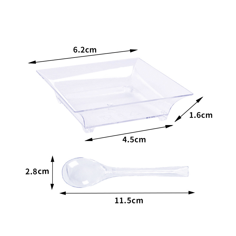 사각접시 + 37C스푼