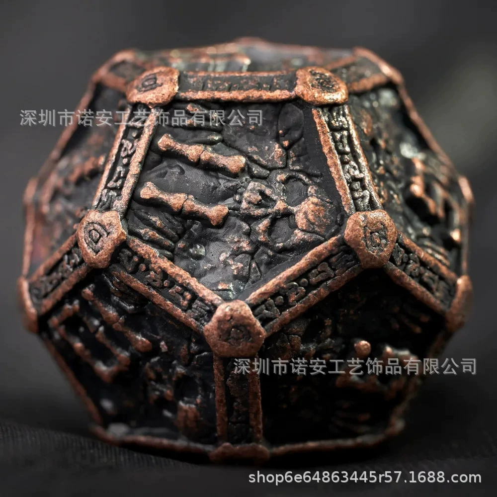 Металлические кубики — маг, COC, рейдовая команда, DND, Dragon & Dungeon, TRPG, многогранные цифровые D6 для настольных игр