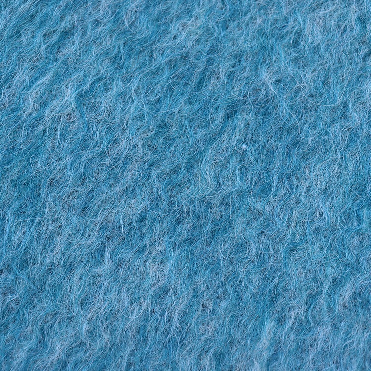 Spot imitation mohair long wool knitted wool fabric 435g autumn and winter brushed cloth coat coat cloth