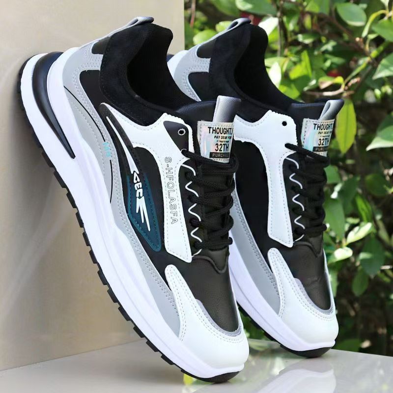 Zapatos deportivos para hombres primavera y otoño nuevos zapatos casuales de malla transpirables para hombres zapatos de moda amplio suela suave zapatos de viaje de carrera antideslizante