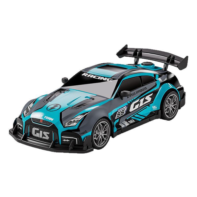 国境を越えた高速リモートコントロールカー GTR レーシングドリフト四輪駆動レーシングシミュレーションスポーツカーライトスプレードリフトラジコンカー|undefined