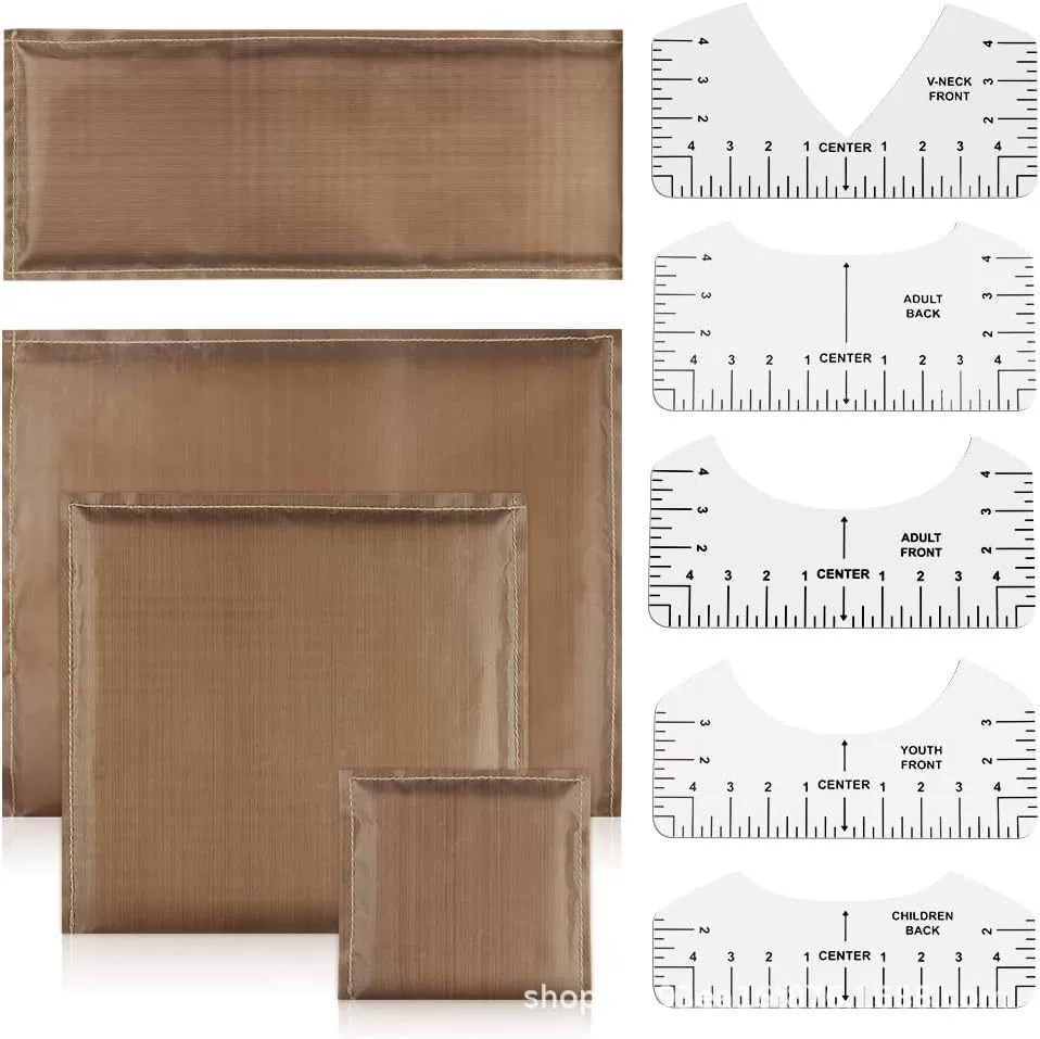 Подушка горячего прессования от Amazon Подушка тефлон Подушка трансграничная футболка выравнивание инструмент Подушка горячего прессования