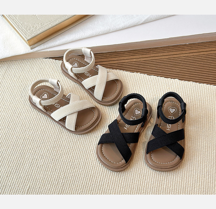 Flicksandaler med mjuk sula prinsess-stil strandskor_voghion.com