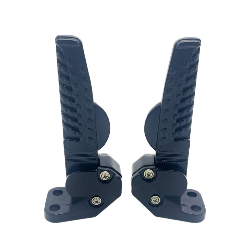 Se puede utilizar para el asiento trasero del vehículo eléctrico Mu Hongtu de tercera y cuarta generación de War Wolf Linhai, pedal de pedal de aluminio retráctil plegable