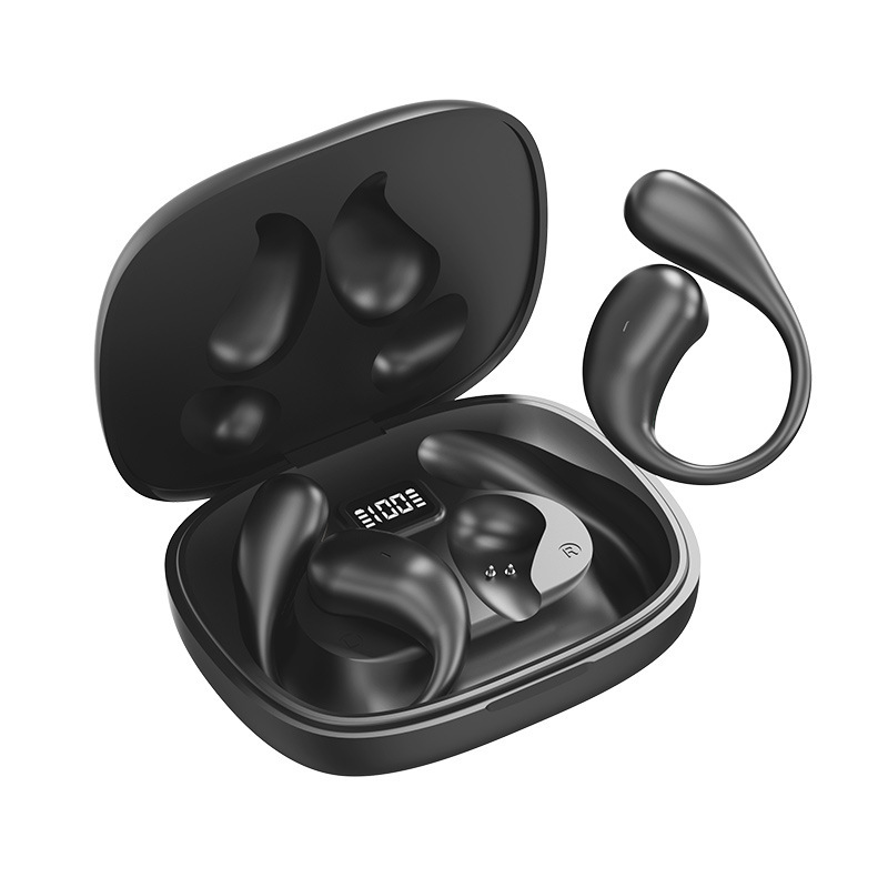 クロスボーダーX93ワイヤレスBluetoothヘッドセット、ノイズキャンセリング、非インイヤー型、大容量バッテリー、OWSプライベートモデル、ワンピースドロップシッピング、イヤークリップ型|undefined