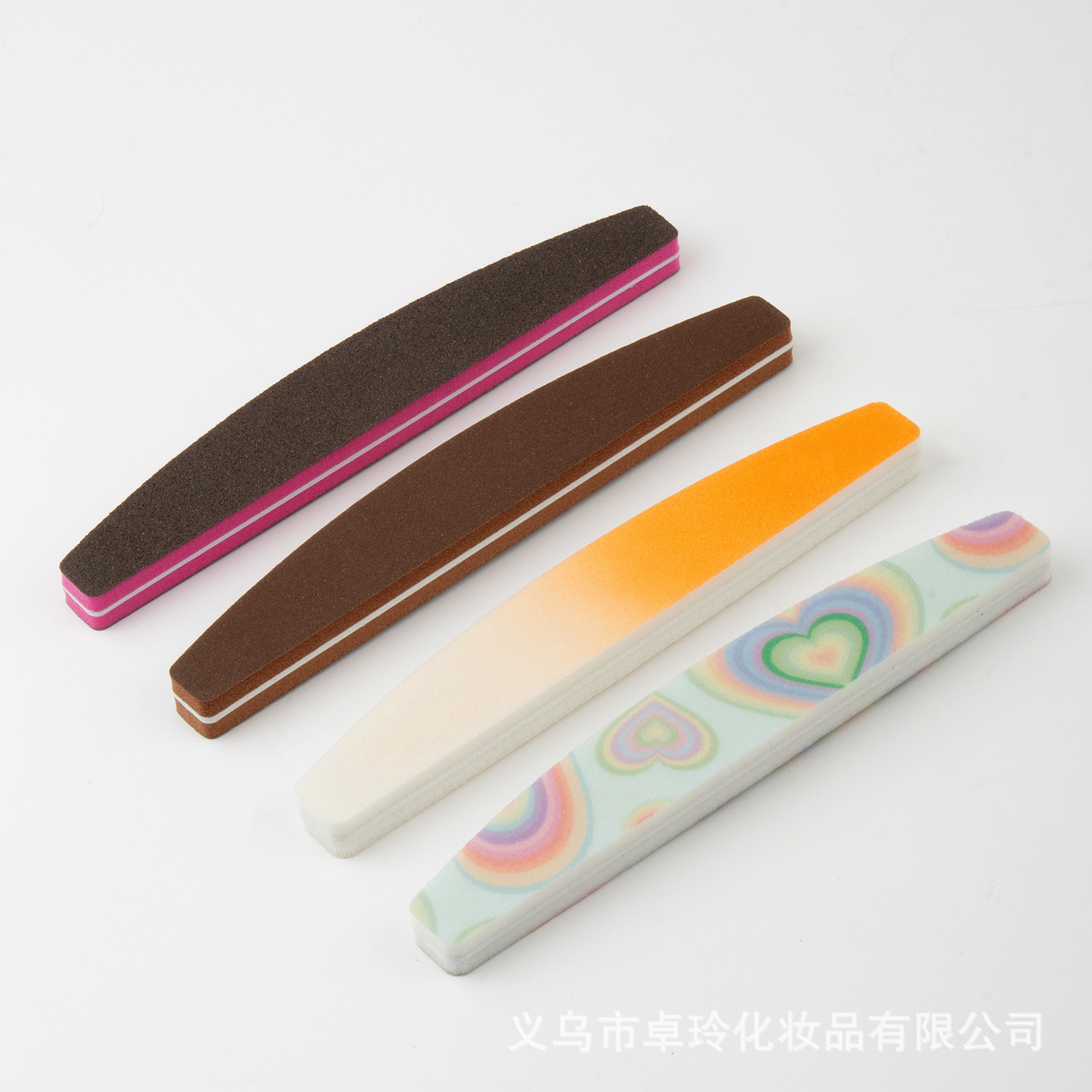 Nueva esponja de alta calidad, ficha de uñas de diamante, tira de pulido, tira de arena de manicuría marrón, alta elasticidad, no se cae arena de manicuría.