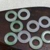 Emerald beads jade, green accessory, ring, 13mm
