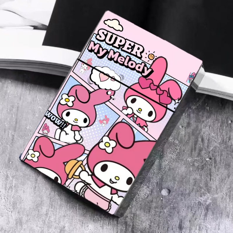 20只香烟粗支烟盒 创意三丽鸥卡通ABS材料烟盒卡片收纳盒外贸货源|undefined
