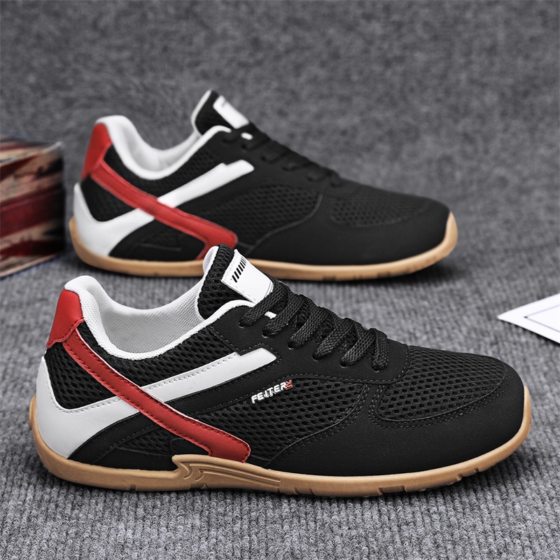 Zapatos de hombre en línea de primavera 2025 nuevos zapatos de moda de correr de red de estilo universal, zapatos de moda de altura de suela gruesa y casuales