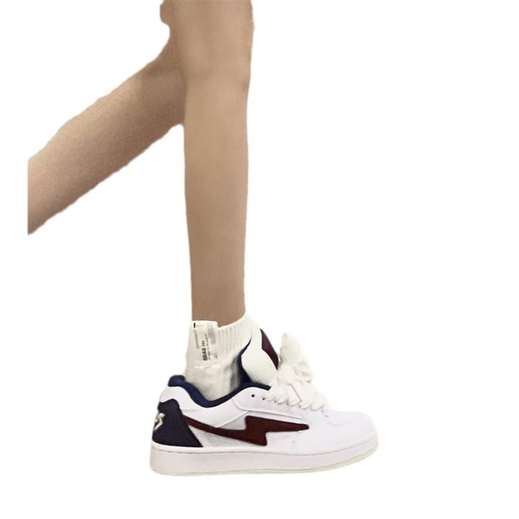 China-Chic ins style lightning design bread single 2024 autumn new leisure sports student board shoes_voghion.com