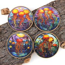 亚马逊 汽车配件绚丽圆形蝴蝶家居挂饰亚克力材质圣诞 家居装饰品