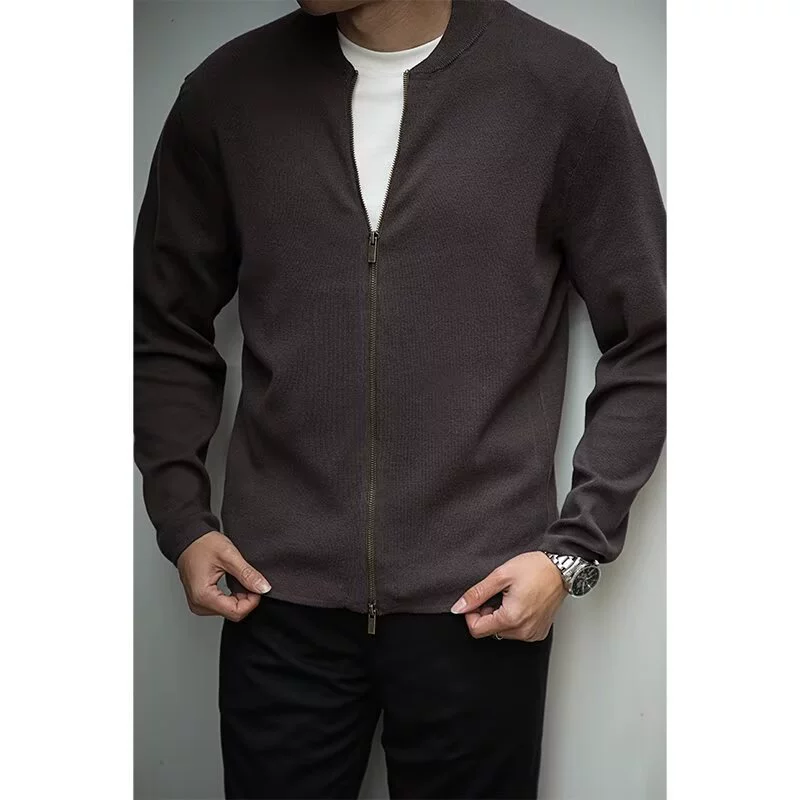 Осенний свитер, куртка, универсальная кардиган для отдыха, Slim-fit