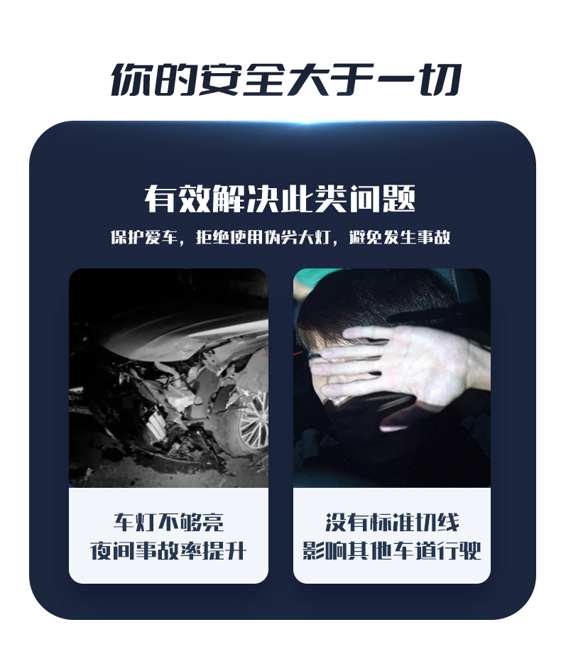 High Power 65W over Emc Car Led Headlight Led Headlight Led Car Headlight H7H19005H4H11