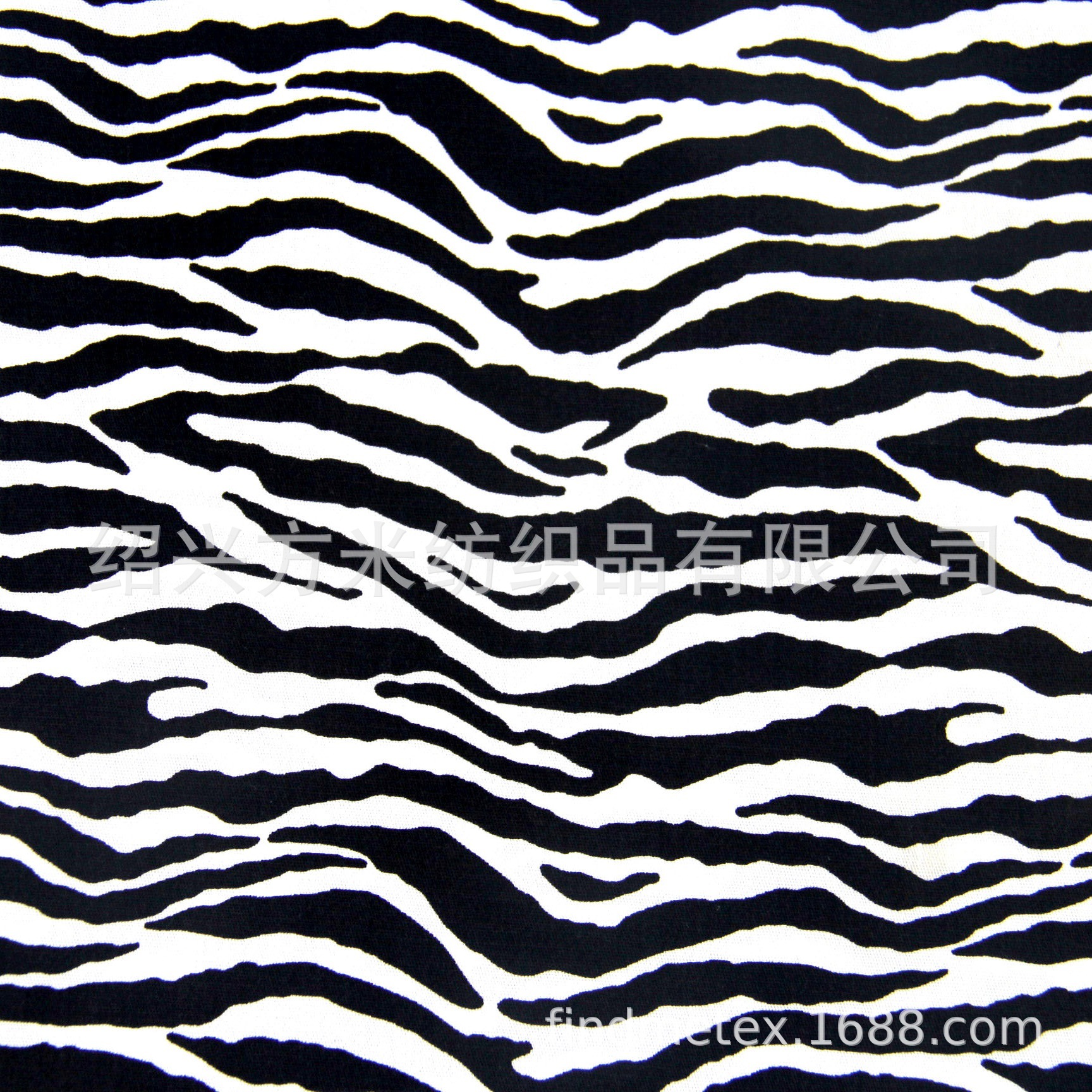 纯棉布弹力细斜 全棉动物斑马纹印花布 西装女装棉布面料