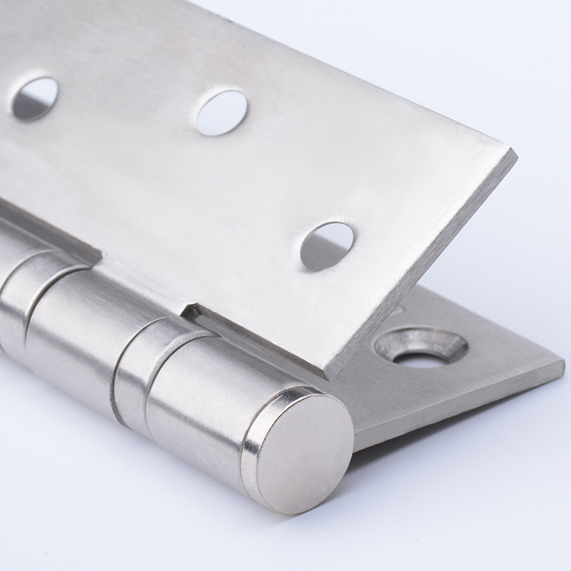 Bisagra de acero inoxidable sin ranuras de 4 pulgadas bisagra puerta y ventana de hardware armario puerta del Gabinete de silencio teniendo hojas sueltas