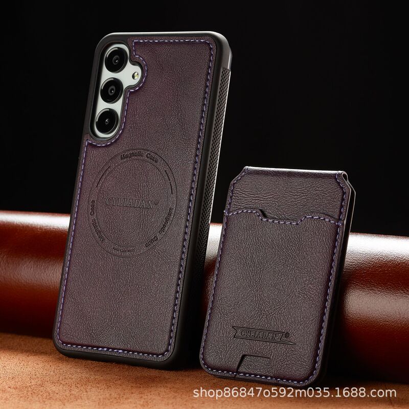 Samsung Galaxy S シリーズおよび A シリーズ用の 2 in 1 取り外し可能なウォレット ケース ワイヤレス充電|undefined