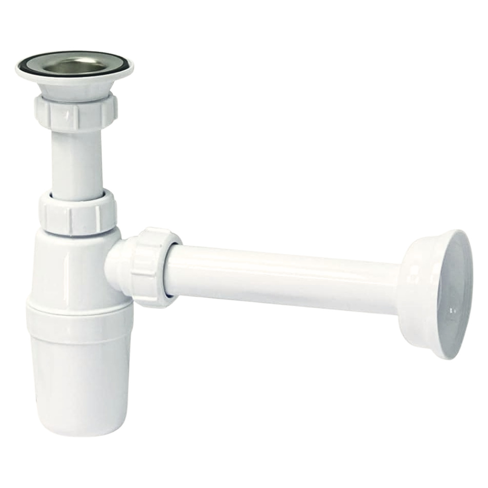 洗脸盆浴室水槽下水管 P弯 排水管 1 1/4英寸 批发水槽下水套装