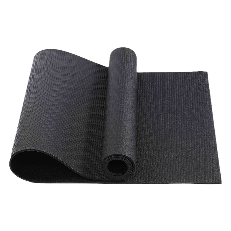 Pvc Yoga Mat Non-Slip Thickened High-Density Frog Mat Black Mat Men's and Women's Fitness Mat Home Sports Yoga Mat