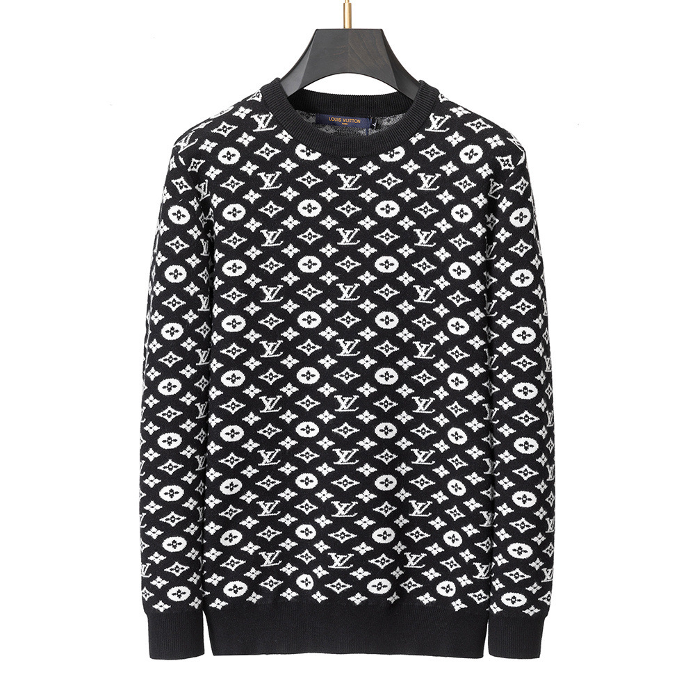 High-quality cross-border 2025 chaqueta de punto chaqueta suéter de manga larga temperamento masculino un cabello
