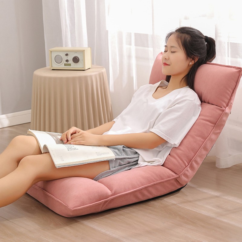 Cross-border folding single-person small sofa balcony chair lazy sofa tatami wholesale dormitory bed cushion Japanese-style seating pad