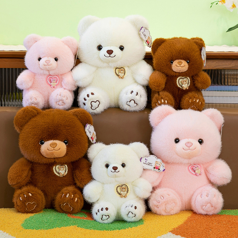 Nuevo oso de muñeca giratorio adorable peluche sentado en el pecho cuelga amor oso giratorio oso de muñeca niños pacificar oso