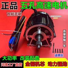 電動三輪車電機五孔16齒無刷電機48v60v500w650w800w1000w1200