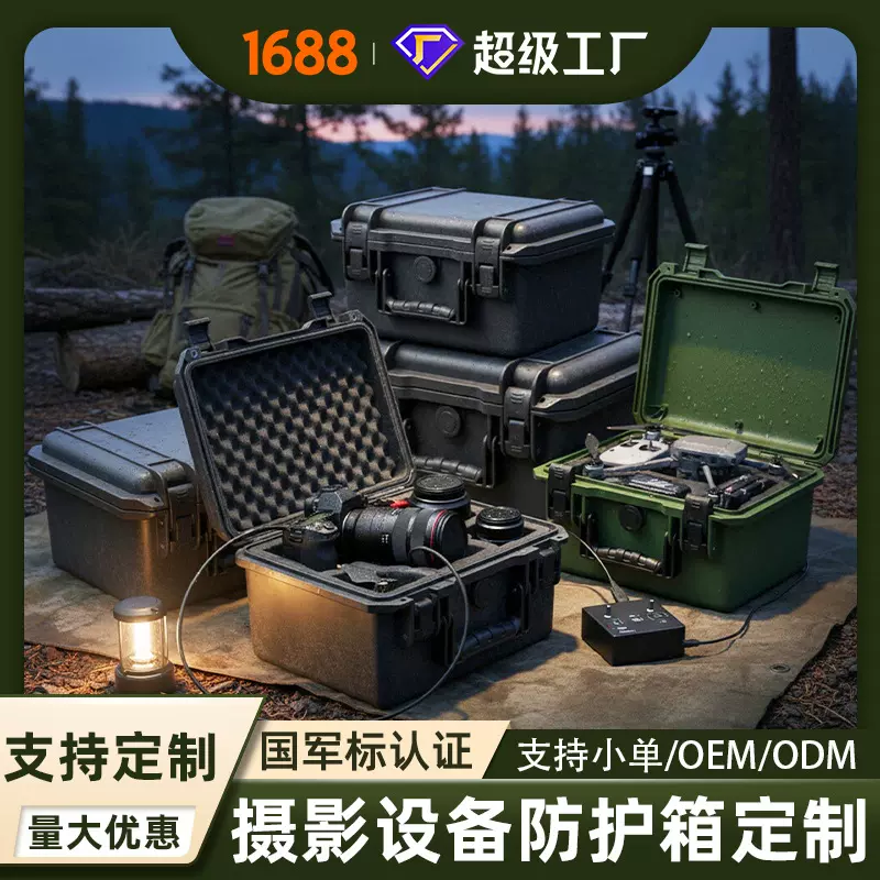 百世盾PP塑料安全箱摄影相机塑料工具箱设备精密仪表仪器防护箱