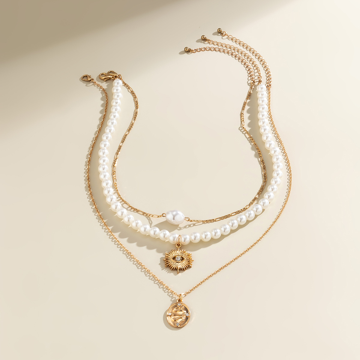 Collana Boho con stelle marine a strati con conchiglia Collana girocollo con perle vintage Collana con nappe per vacanze Spiaggia Collana a catena Gioielli per donne e ragazze_voghion.com