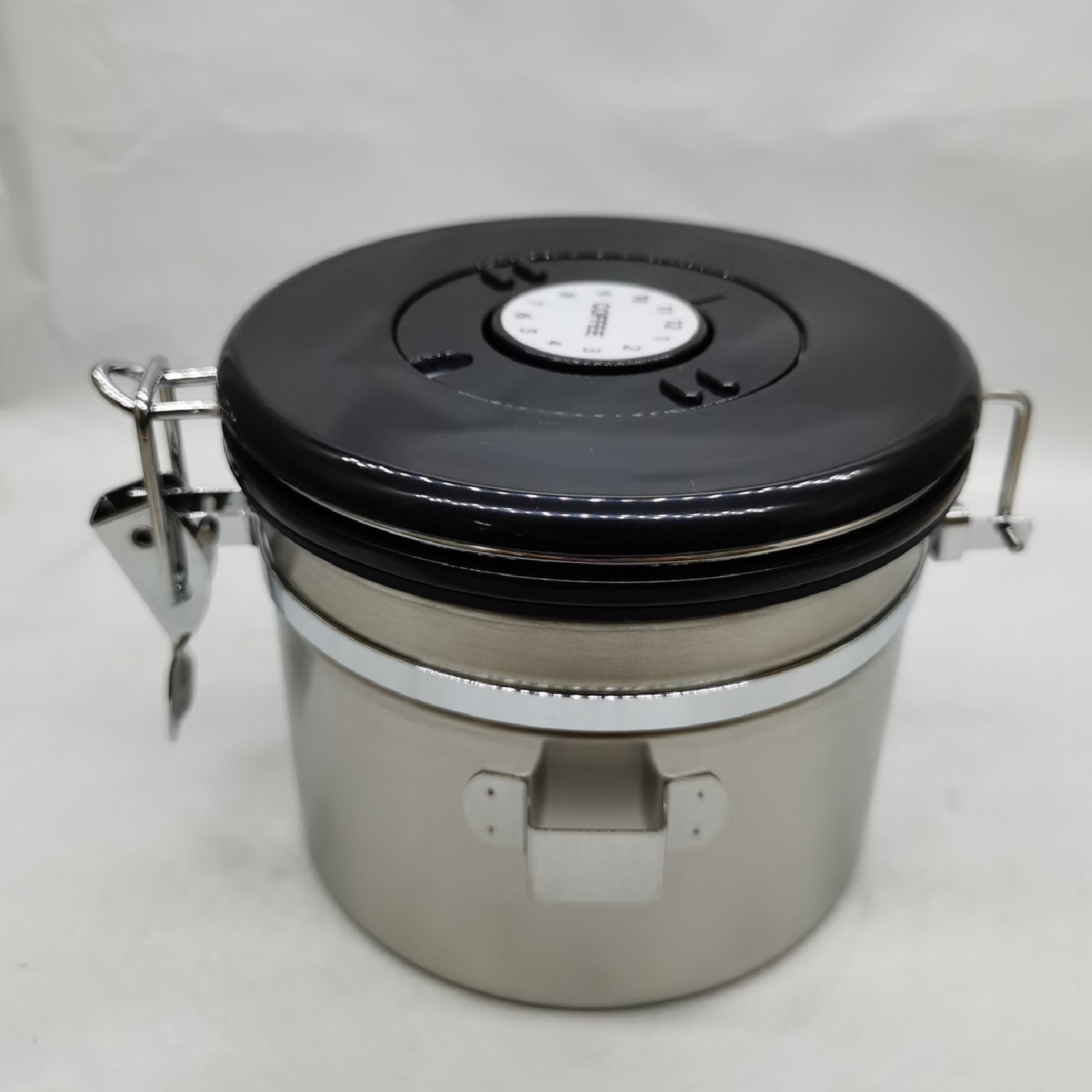 Frasco sellado transpirable de acero inoxidable Frasco de café de acero inoxidable Frutos secos Frasco fresco Válvula de escape Venta al por mayor Amazon