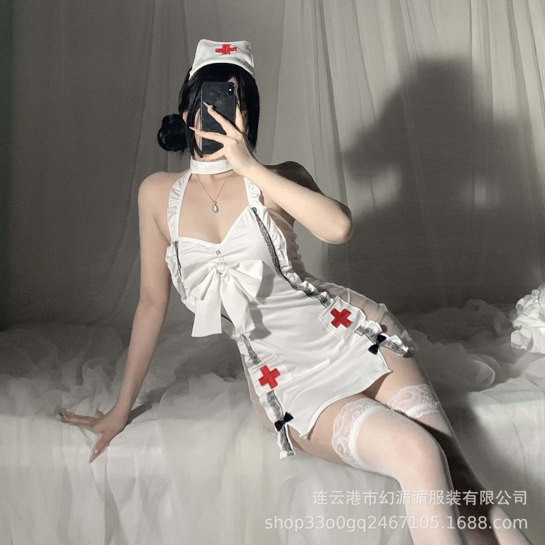 Cos Stockings Pure Lust Sexy Intimates Delivery Suit Uniform Hot Mood Ny Nurse Uniform Women's Pajamas Bow