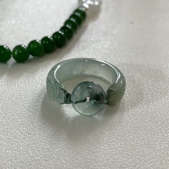 レトロ優しい国風大衆デザイン新中国式平安ボタン指輪女性シンプル個性古風食指戒卸売り