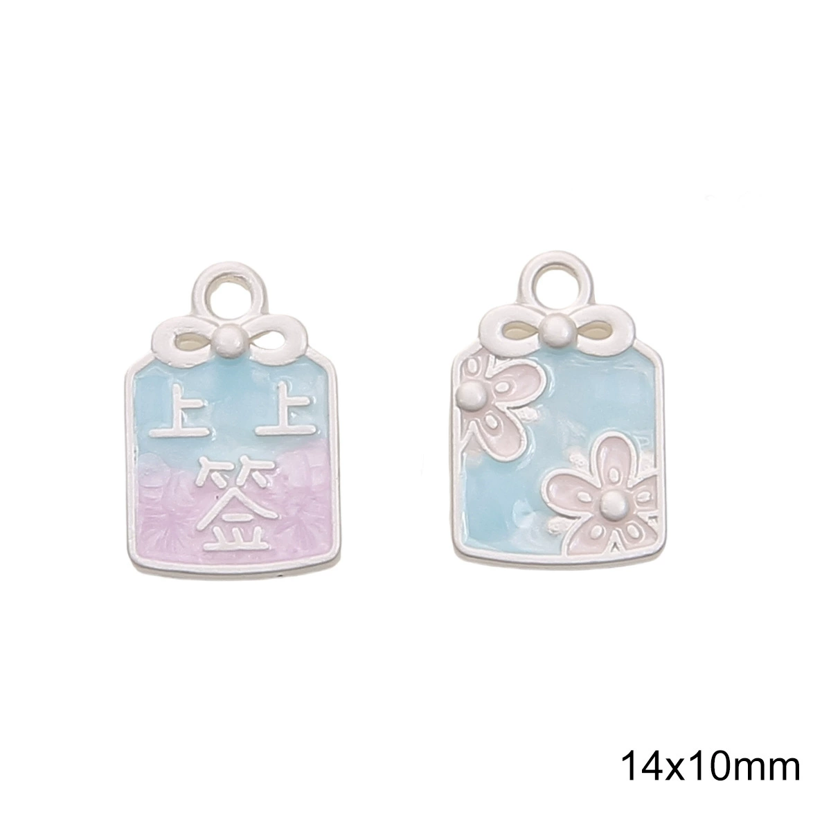 Metal Pendant (Heaven Official's Blessing) enamel charms, double-sided prints, assorted sizes