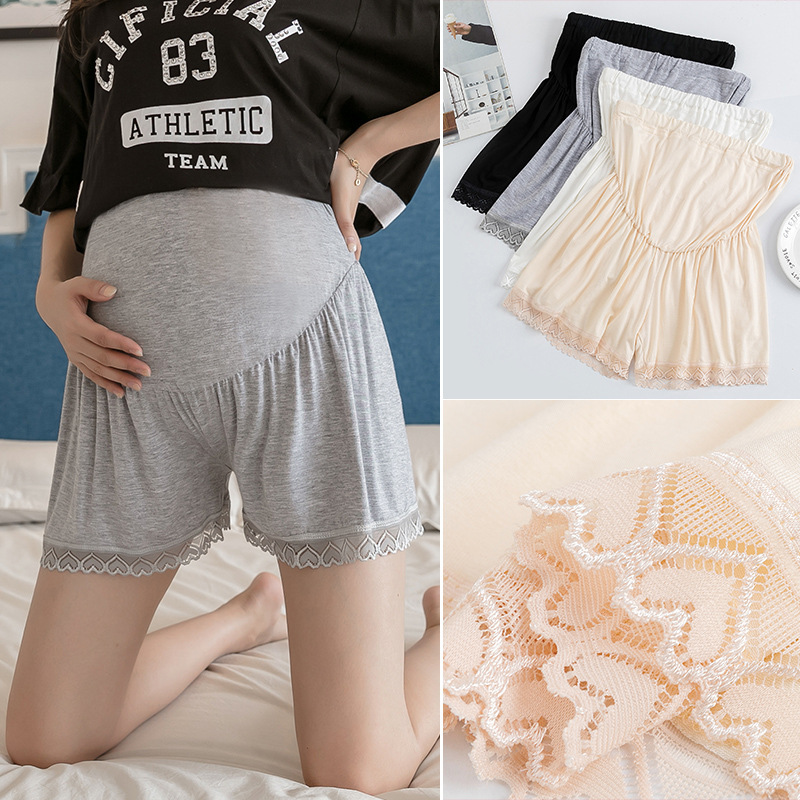 Pregnant Women's Safety Pants Anti-exposure Pregnancy Shorts Summer Fashion Large Size Modal Adjustable Loose Leggings Pregnant Women's Safety Pants Anti-exposure Pregnancy Shorts Summer Fashion Large Size Modal Adjustable Loose Leggings