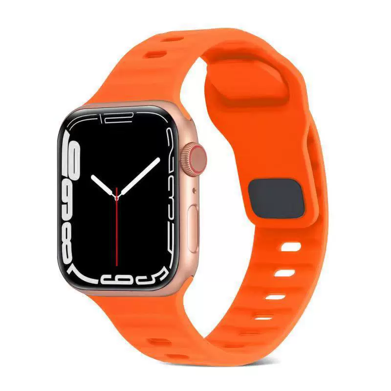 Apple, silicone watch strap, breathable bracelet