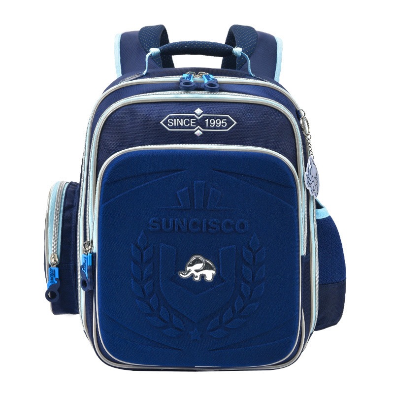 新款儿童保健书包大容量耐磨小学生双肩包减负护脊书包1-3年级用