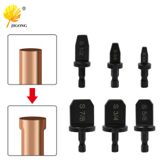 エアコン銅管拡孔器拡管器拡管器6セットの電動拡管ヘッド拡口口修理鍛造工具