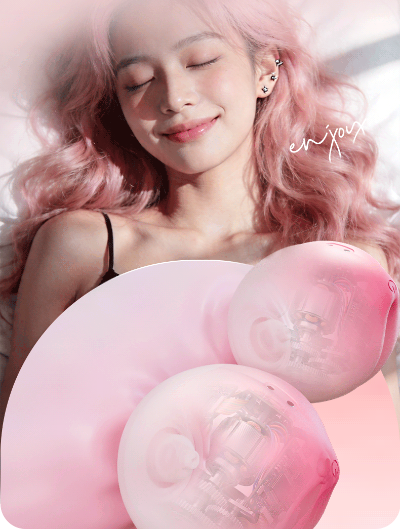 Tongue Licking Sucking Vibrator, Silicone Clitoral Stimulator, Light Pink Adult Toy — detail image 17