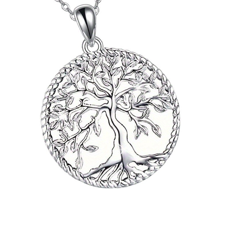 Collier pendentif arbre de vie design simple et épuré_voghion.com