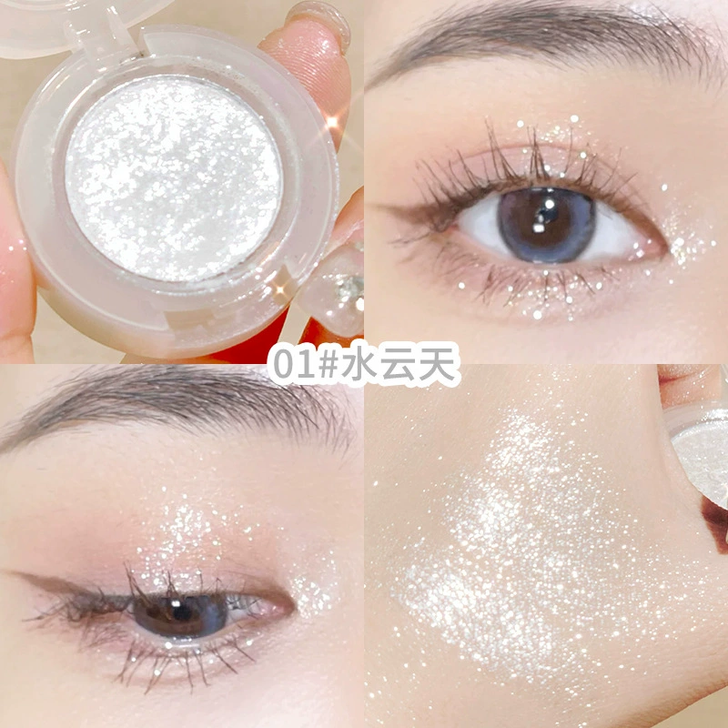 Cream Glitter Eyeshadow — Multi‑use Sequin Topper & Makeup Primer, 18 g, Shimmer Shades
