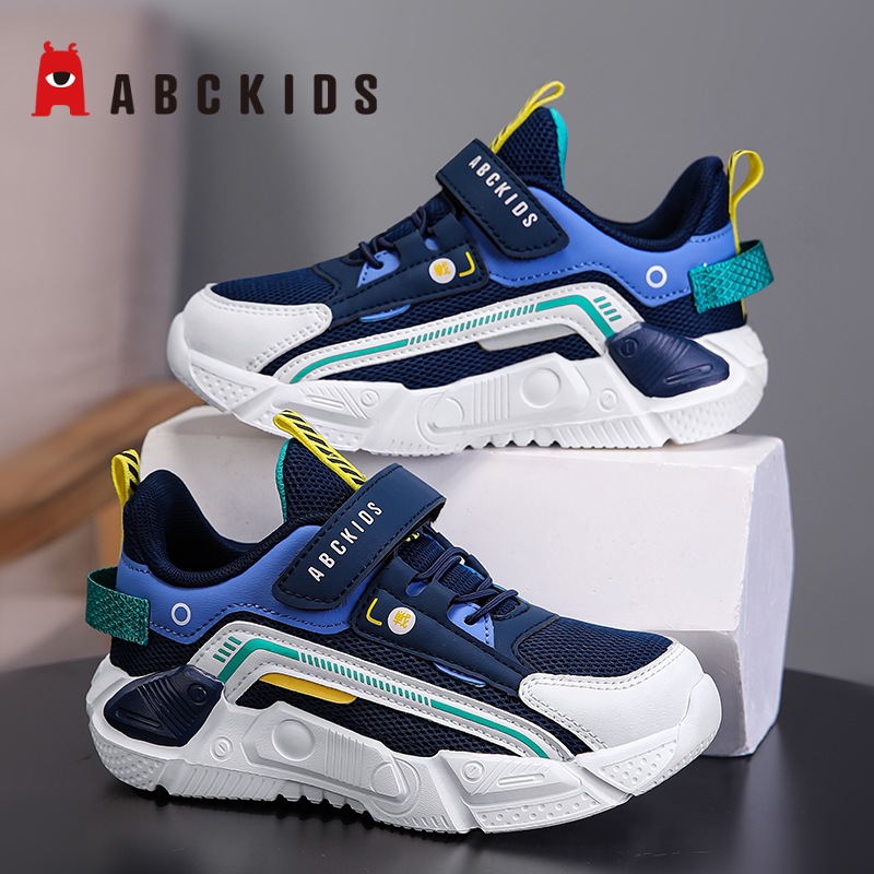 Abckids zapatos para niños zapatos respirables de malla 2025 nuevos zapatos de corrida de primavera y otoño zapatos casuales para niños