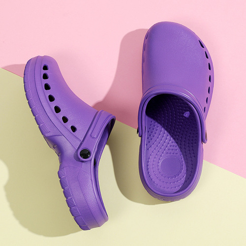 Surgical Shoes for Medical Staff (Men and Women) - Disposable Medical Lab Holes Shoes Operating Room Slippers - Doctors' Exclusive Anti-Slip Cap Toe Shoes