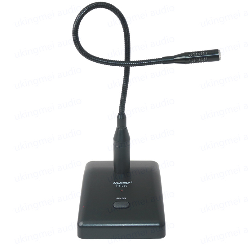 (2개) HTDZ 아이티 HT-260 전문 컨퍼런스 마이크 구스넥 콘덴서 마이크 방송실 리더 음성 마이크