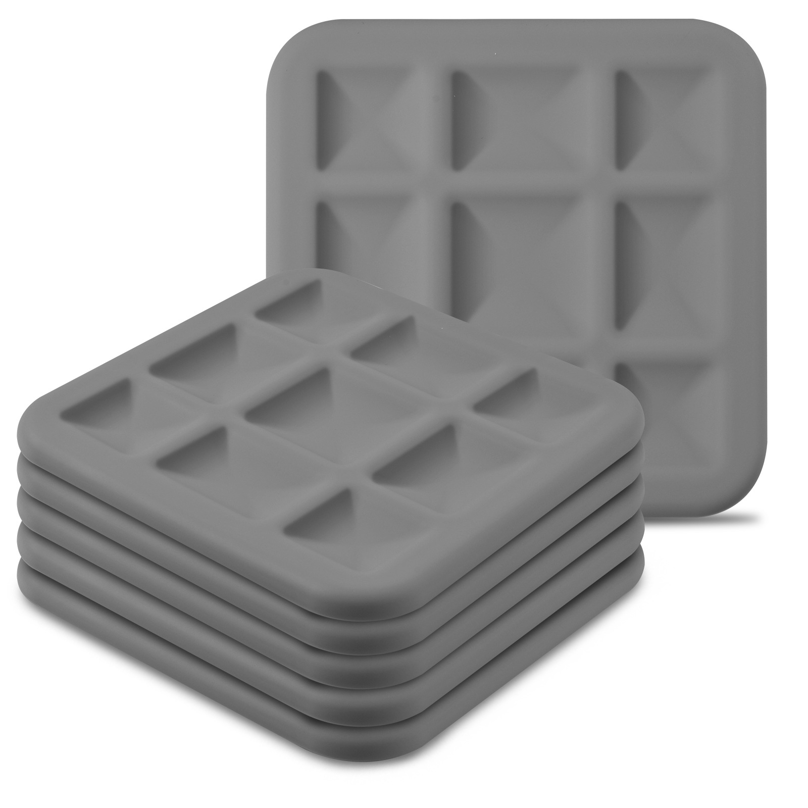 Taza de té de silicona almohadilla de platos almohadilla de aislamiento térmico almohadilla de mesa de comedor almohadilla de comedor casera alta sensación de lujo ligera mortero resistente al quemado almohadilla