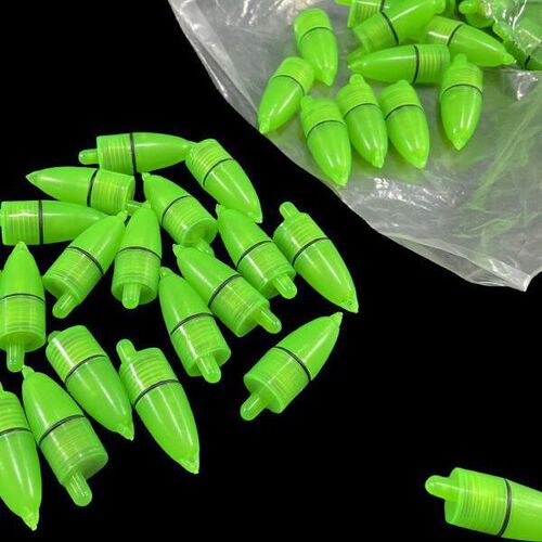 Bell signal light alarm clip, double bell green light night fishing light, specialized accessories for sea rod and casting rod